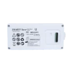 Batteri för AMI ITALIA Smarty Saver hjärtstartare, bakprofil med anslutningsport.